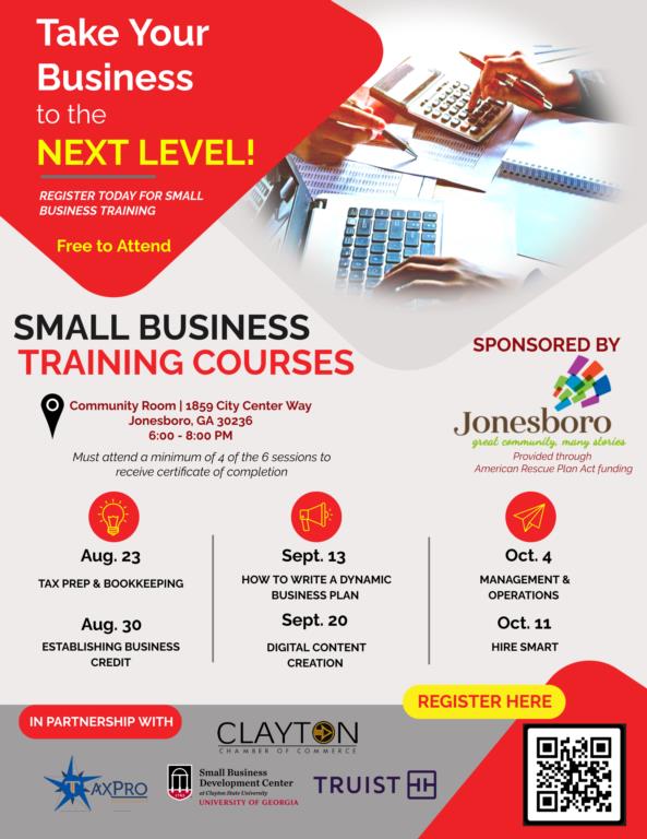 Small Business Flyer - August 23rd